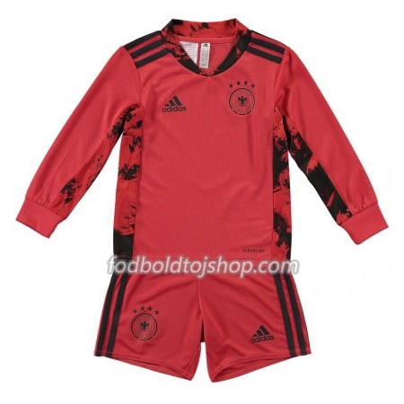 Tyskland Målmand Børn Hjemme Fodboldsæt Euro 2020 L/S (+ Korte bukser)